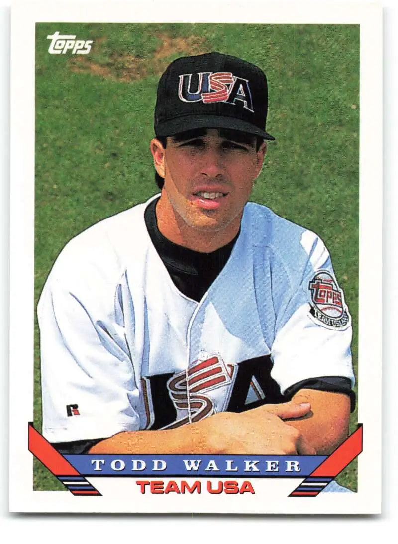1993 Topps Traded #79T Todd Walker NM-MT RC Rookie Team USA Baseball Card - Baseball Card Single
