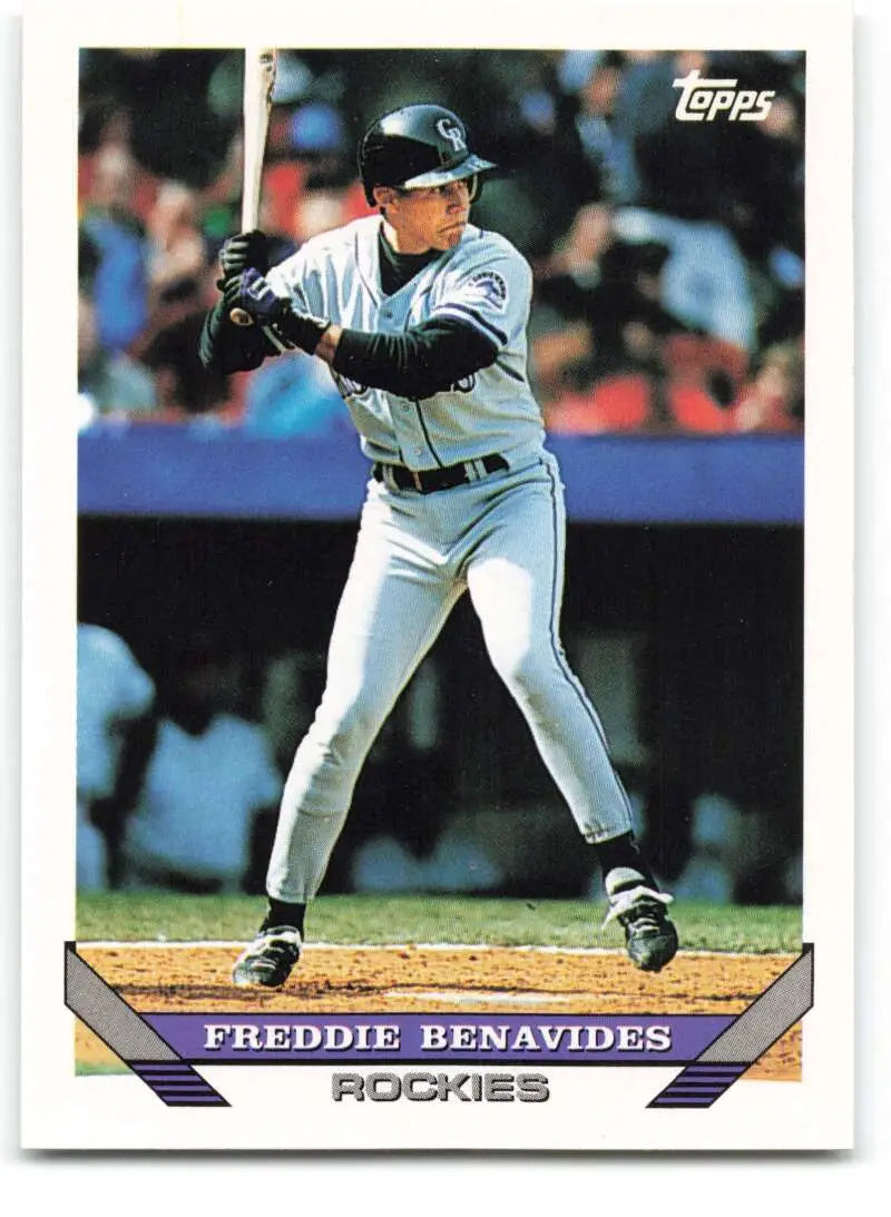 1993 Topps Traded #7T Freddie Benavides NM-MT Colorado Rockies Baseball Card - Baseball Card Single