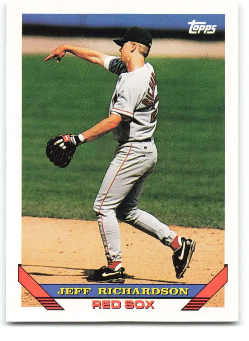 1993 Topps Traded #81T Jeff Richardson NM-MT Boston Red Sox Baseball Card - Baseball Card Single