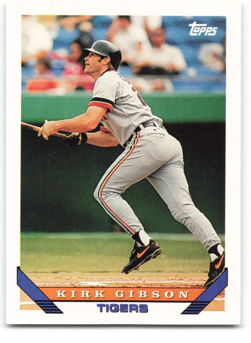 1993 Topps Traded #8T Kirk Gibson NM-MT Detroit Tigers Baseball Card - Baseball Card Single