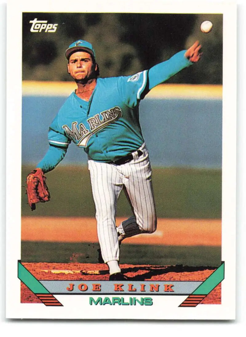 1993 Topps Traded #95T Joe Klink NM-MT Florida Marlins Baseball Card - Baseball Card Single