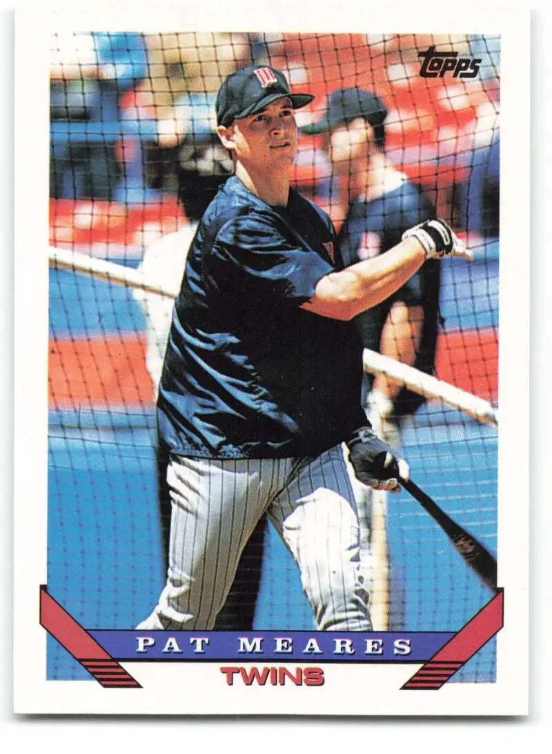 1993 Topps Traded #98T Pat Meares NM-MT RC Rookie Minnesota Twins Baseball Card - Baseball Card Single