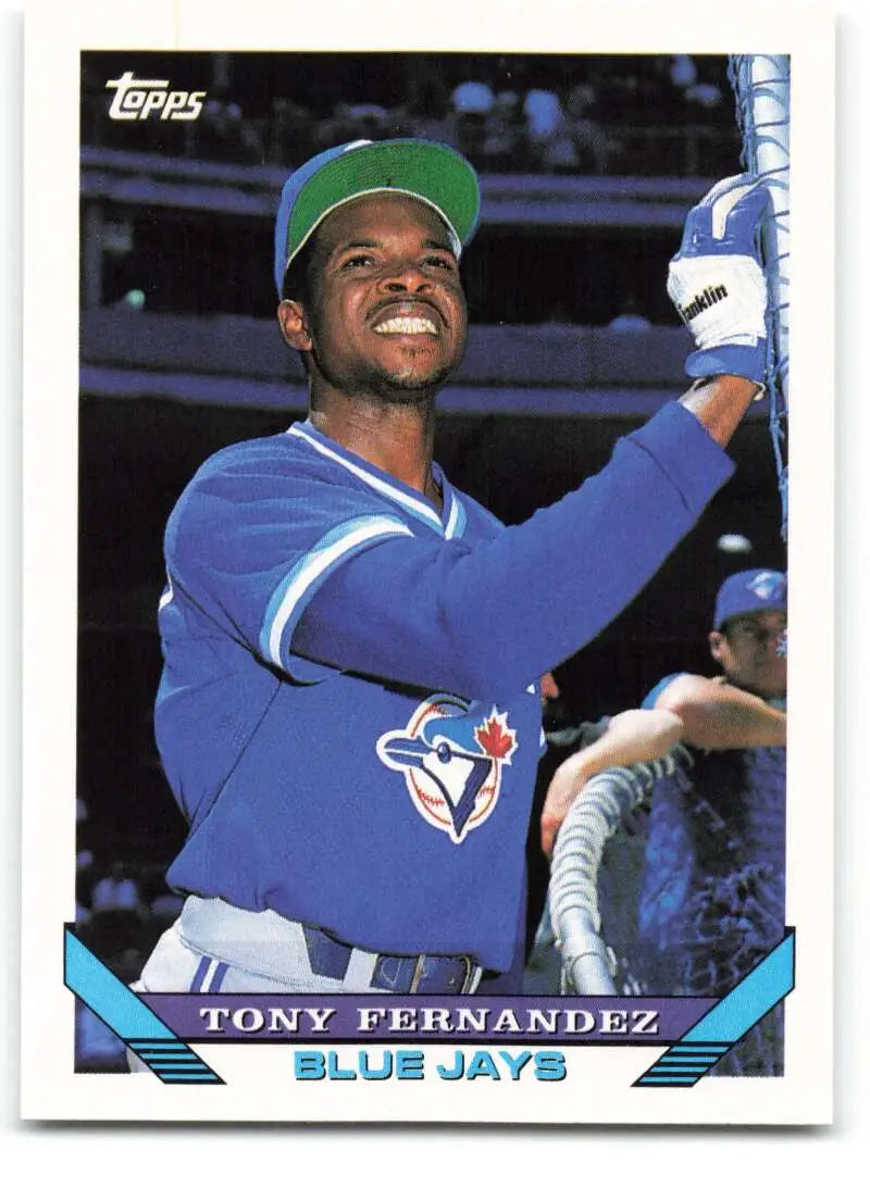 1993 Topps Traded #9T Tony Fernandez NM-MT Toronto Blue Jays Baseball Card - Baseball Card Single