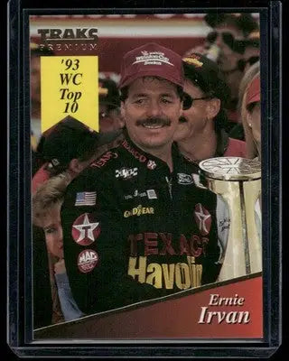 1993 Traks Premium Ernie Irvan #28 Auto Racing - Racing Card Single
