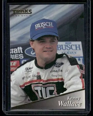 1993 Traks Premium Kenny Wallace #93 Auto Racing - Racing Card Single