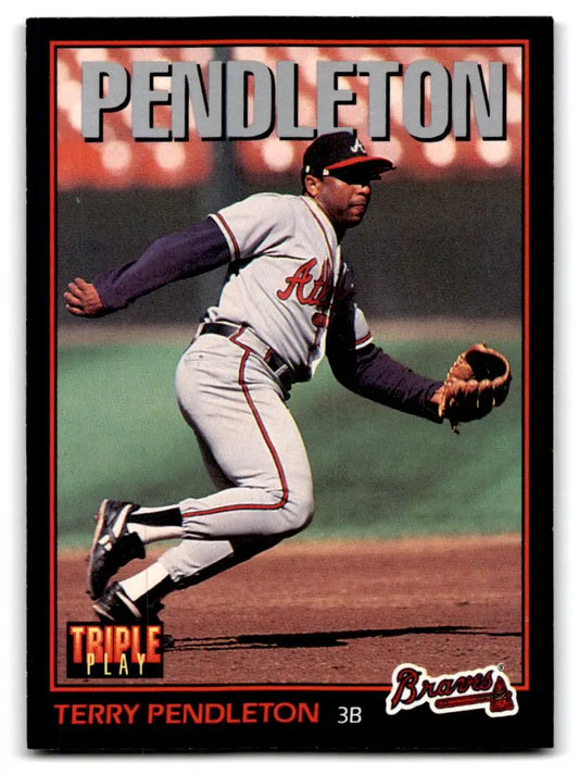 1993 Triple Play #147 Terry Pendleton - Baseball Card Single