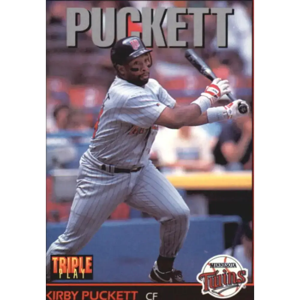 1993 Triple Play #260 Kirby Puckett NM-MT Minnesota Twins Baseball Card - Baseball Card Single