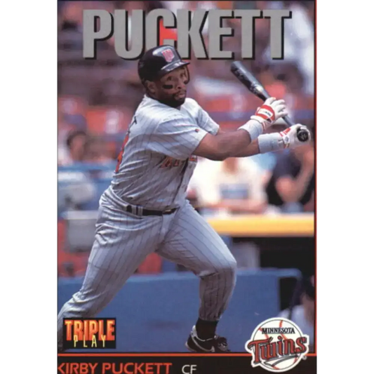 1993 Triple Play #260 Kirby Puckett NM-MT Minnesota Twins Baseball Card - Baseball Card Single