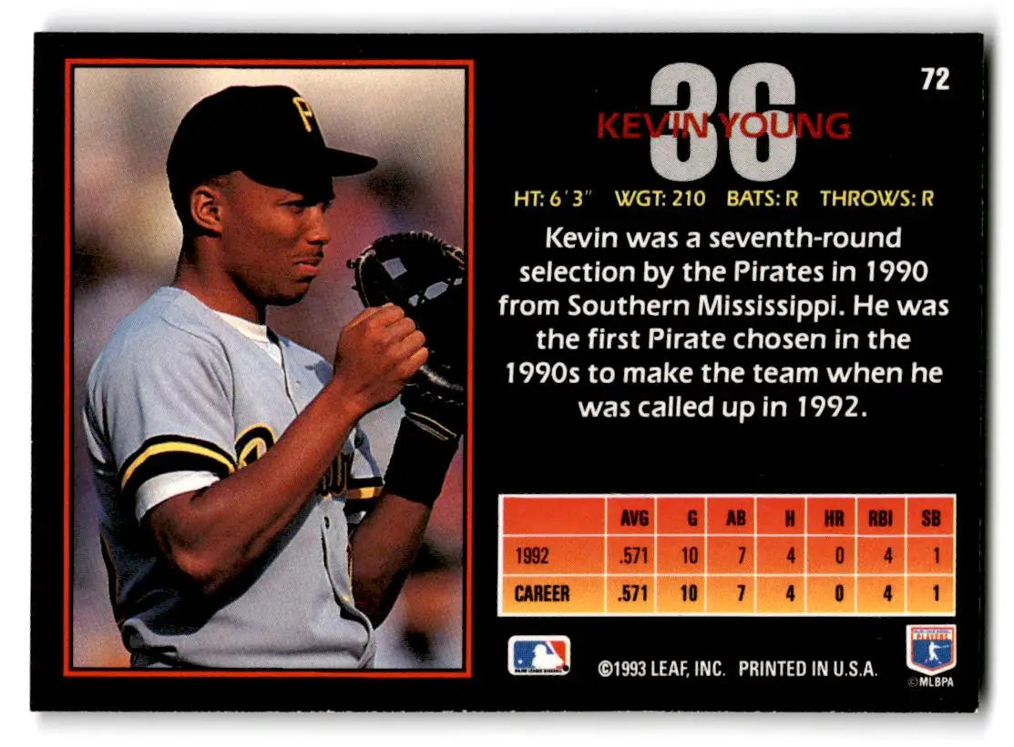 1993 Triple Play #72 Kevin Young - Baseball Card Single