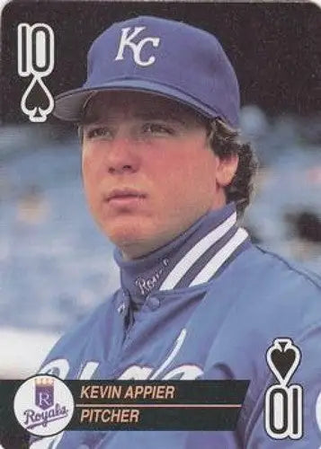 Original gloss Kevin Appier baseball card from 1993 U.S. Playing Card Co. Royals