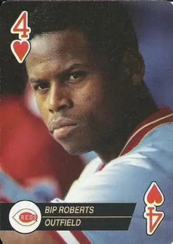1993 U.S. Playing Card Co. Aces Bip Roberts baseball card with original gloss sports cards