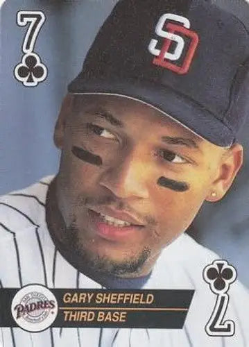 1993 U.S. Playing Card Co. Aces #7C Gary Sheffield NM-MT Padres ID:62816 - Baseball Card Single
