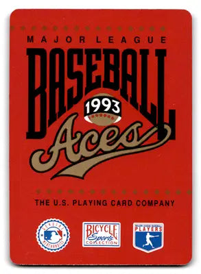 1993 U.S. Playing Card Company Baseball Aces Delino DeShields #7 Montreal Expos - Baseball Card Single