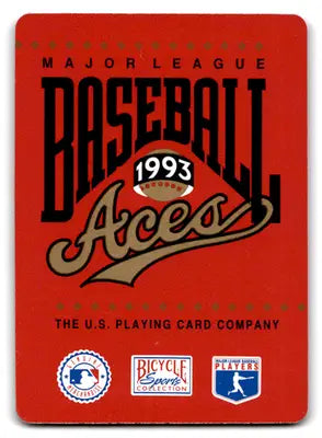 1993 U.S. Playing Card Company Baseball Aces Shane Mack #5 Minnesota Twins - Baseball Card Single