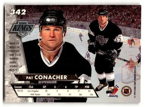 1993 Ultra #342 Pat Conacher Los Angeles Kings Hockey Cards EX/NM ID:57792 - Hockey Card Single