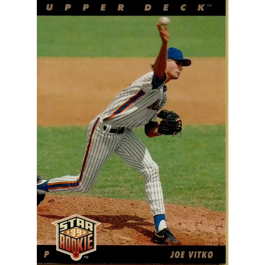 1993 Upper Deck #10 Joe Vitko VG New York Mets Baseball Card - Baseball Card Single