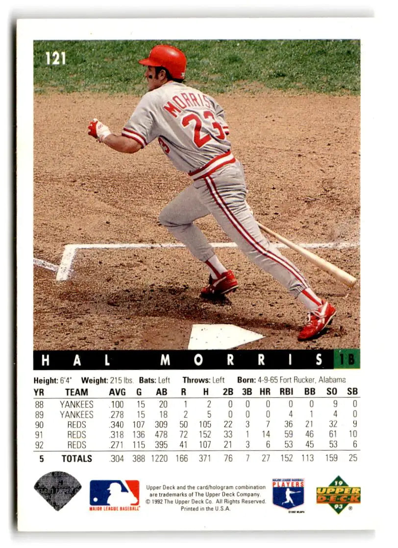 1993 Upper Deck #121 Hal Morris - Baseball Card Single