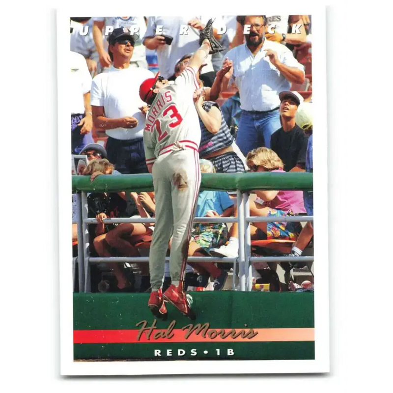 1993 Upper Deck #121 Hal Morris VG Cincinnati Reds Baseball Card - Baseball Card Single