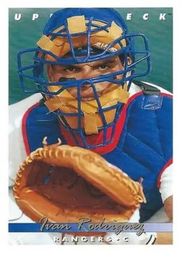 1993 Upper Deck #123 Ivan Rodriguez NM-MT Rangers - Baseball Card Single
