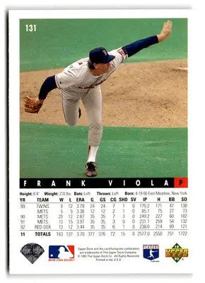 1993 Upper Deck #131 Frank Viola - Baseball Card Single
