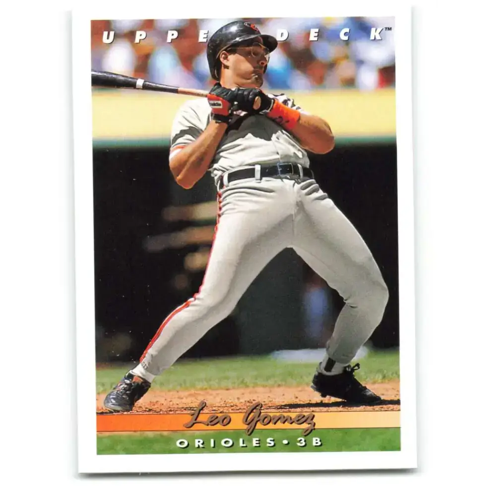 1993 Upper Deck #132 Leo Gomez VG Baltimore Orioles Baseball Card - Baseball Card Single