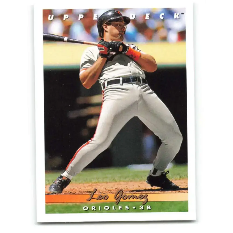 1993 Upper Deck #132 Leo Gomez VG Baltimore Orioles Baseball Card - Baseball Card Single
