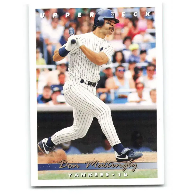 1993 Upper Deck #134 Don Mattingly VG New York Yankees Baseball Card - Baseball Card Single