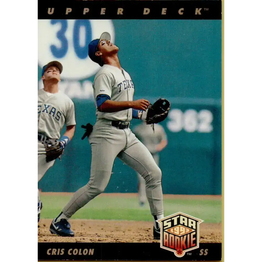 1993 Upper Deck #14 Cris Colon VG Texas Rangers Baseball Card - Baseball Card Single
