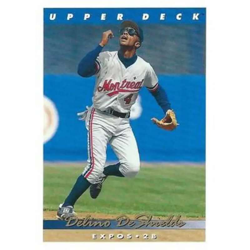 1993 Upper Deck #142 Delino DeShields VG Montreal Expos Baseball Card - Baseball Card Single