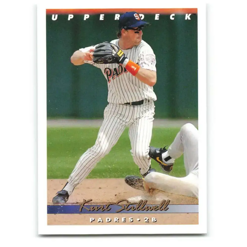 1993 Upper Deck #152 Kurt Stillwell VG San Diego Padres Baseball Card - Baseball Card Single