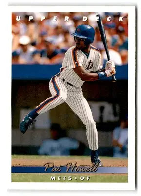 Pat Howell baseball card from 1993 Upper Deck #161 featuring Pat Howell of the Mets
