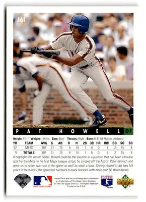 Baseball trading card of Pat Howell from 1993 Upper Deck series