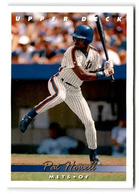 Vintage Pat Howell baseball trading card from 1993 Upper Deck featuring Pat Howell of the Mets