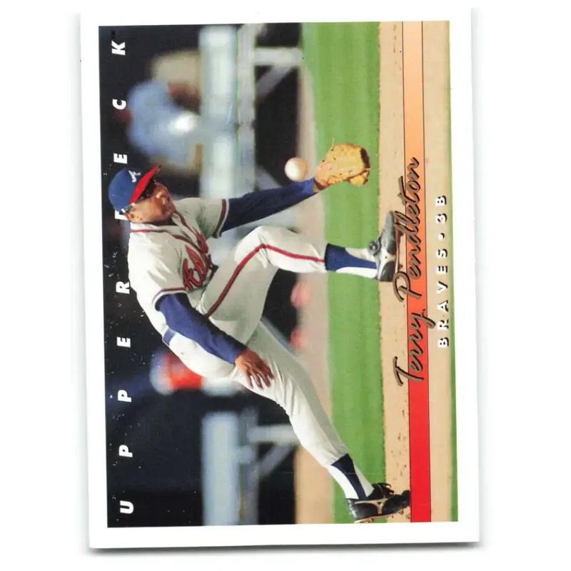 1993 Upper Deck #163 Terry Pendleton VG Atlanta Braves Baseball Card - Baseball Card Single