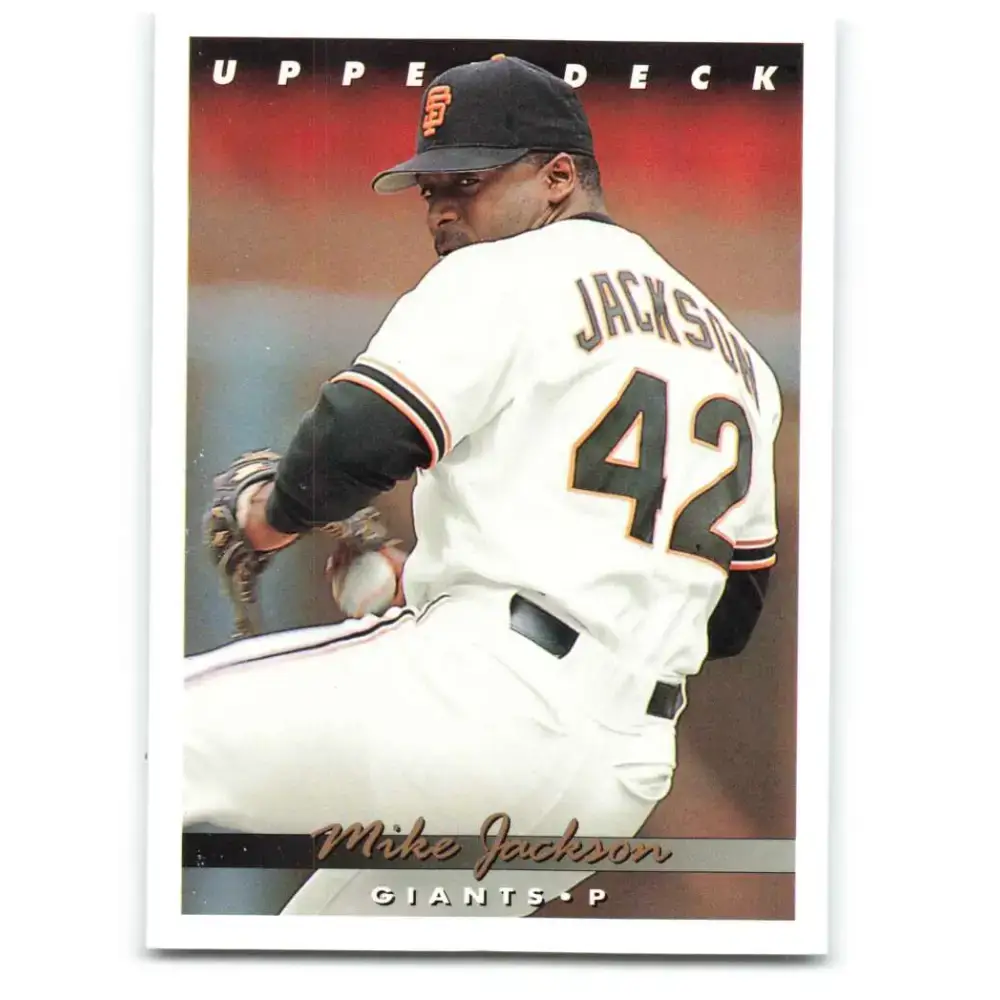 1993 Upper Deck #170 Mike Jackson VG San Francisco Giants Baseball Card - Baseball Card Single