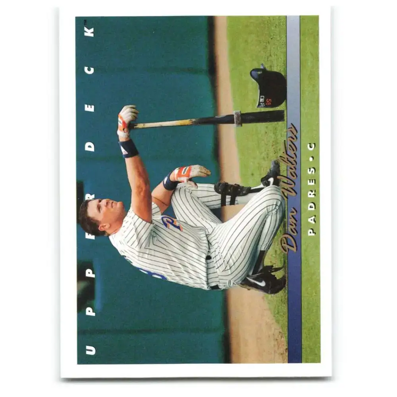 1993 Upper Deck #172 Dan Walters VG San Diego Padres Baseball Card - Baseball Card Single