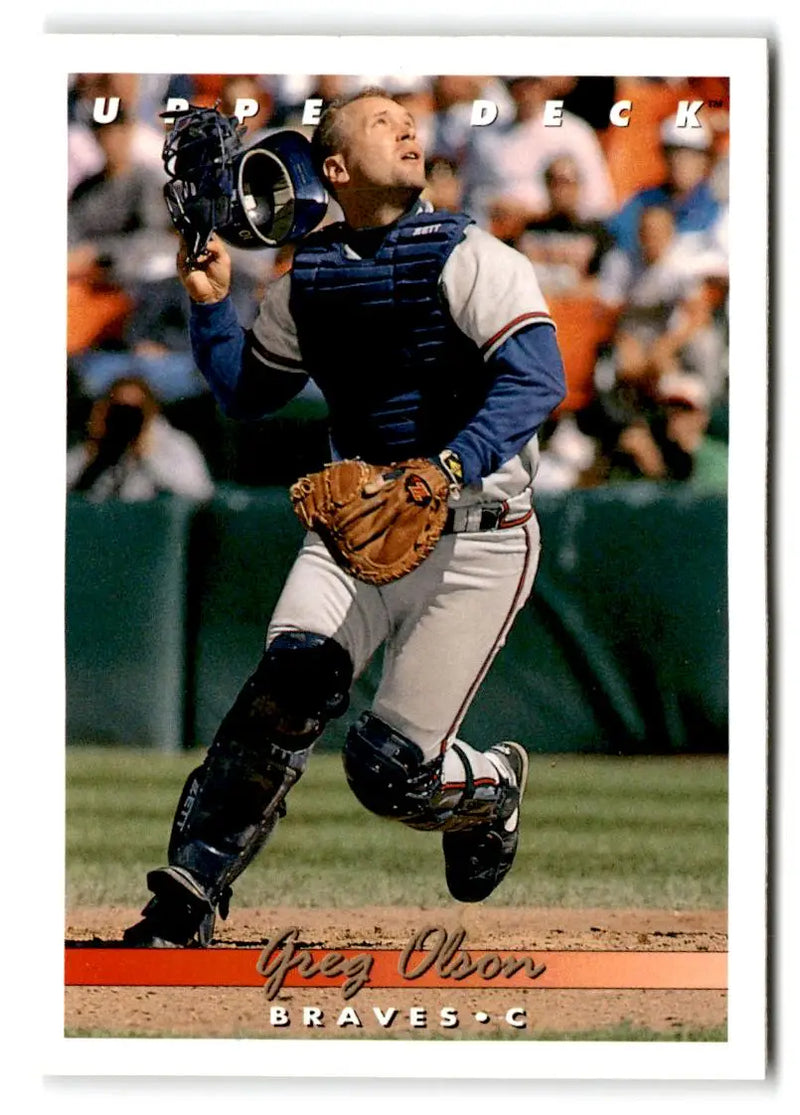 1993 Upper Deck #187 Greg Olson - Baseball Card Single