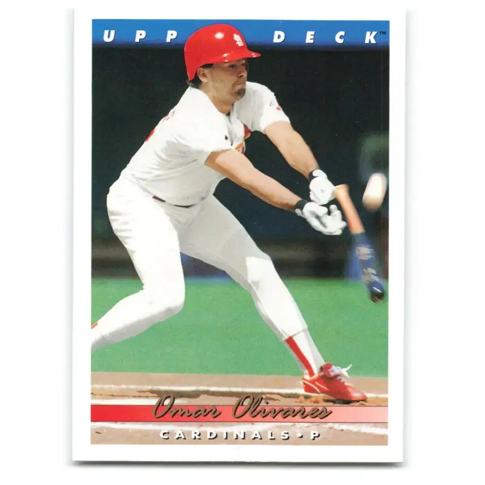 1993 Upper Deck #194 Omar Olivares VG St. Louis Cardinals Baseball Card - Baseball Card Single