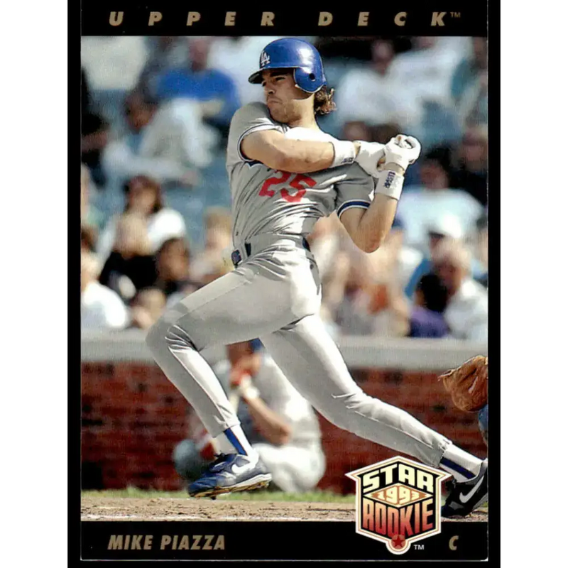 1993 Upper Deck #2 Mike Piazza EX/NM Los Angeles Dodgers Baseball Card - Baseball Card Single