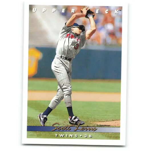 1993 Upper Deck #212 Scott Leius VG Minnesota Twins Baseball Card - Baseball Card Single