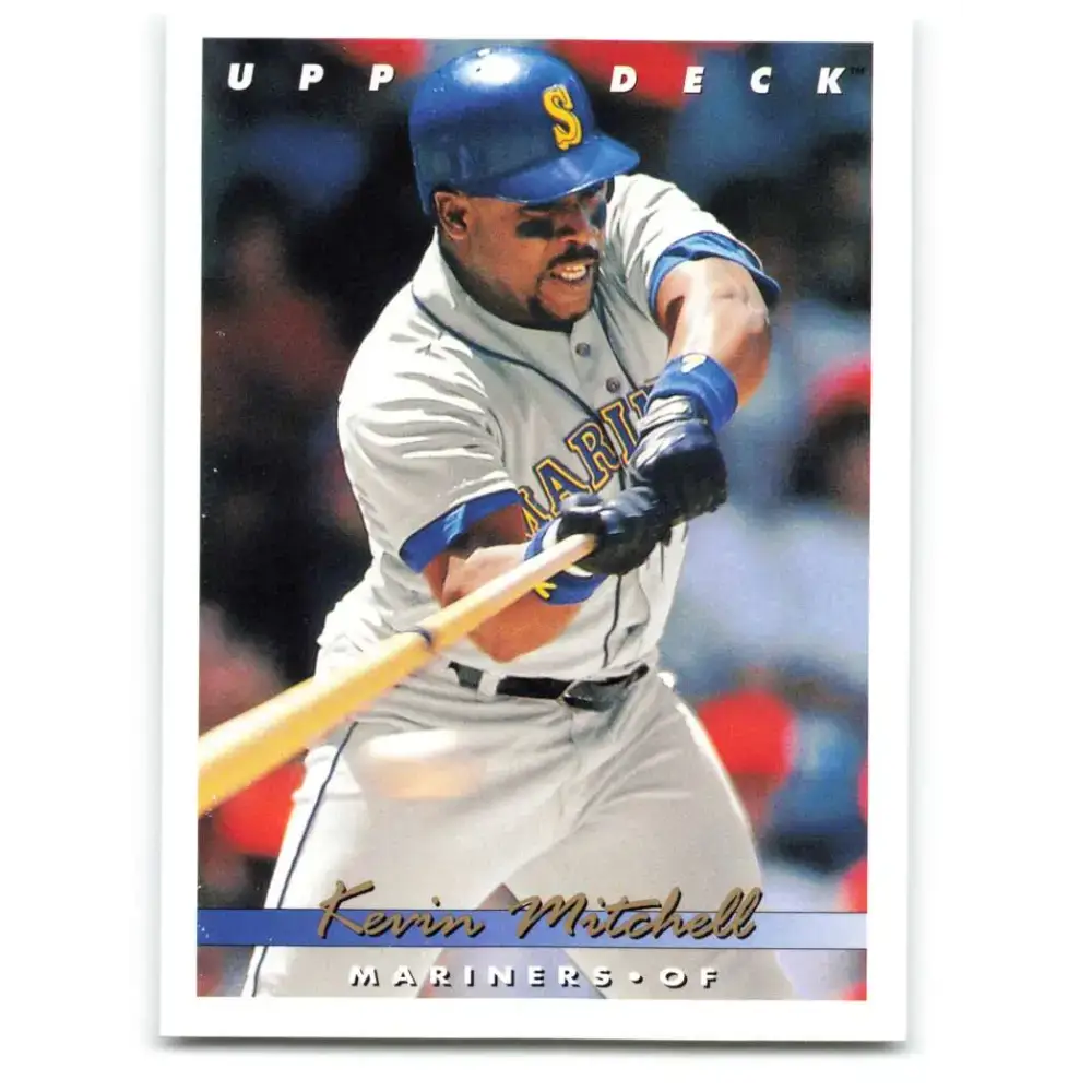1993 Upper Deck #213 Kevin Mitchell VG Seattle Mariners Baseball Card - Baseball Card Single