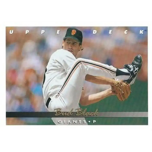 1993 Upper Deck #229 Bud Black VG San Francisco Giants Baseball Card - Baseball Card Single