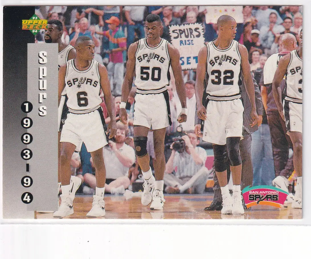 1993 UPPER DECK #233 SPURS SCHEDULE- SAN ANTIONO SPURS - Other