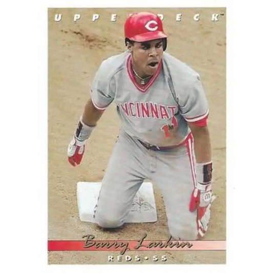 1993 Upper Deck #245 Barry Larkin VG Cincinnati Reds Baseball Card - Baseball Card Single