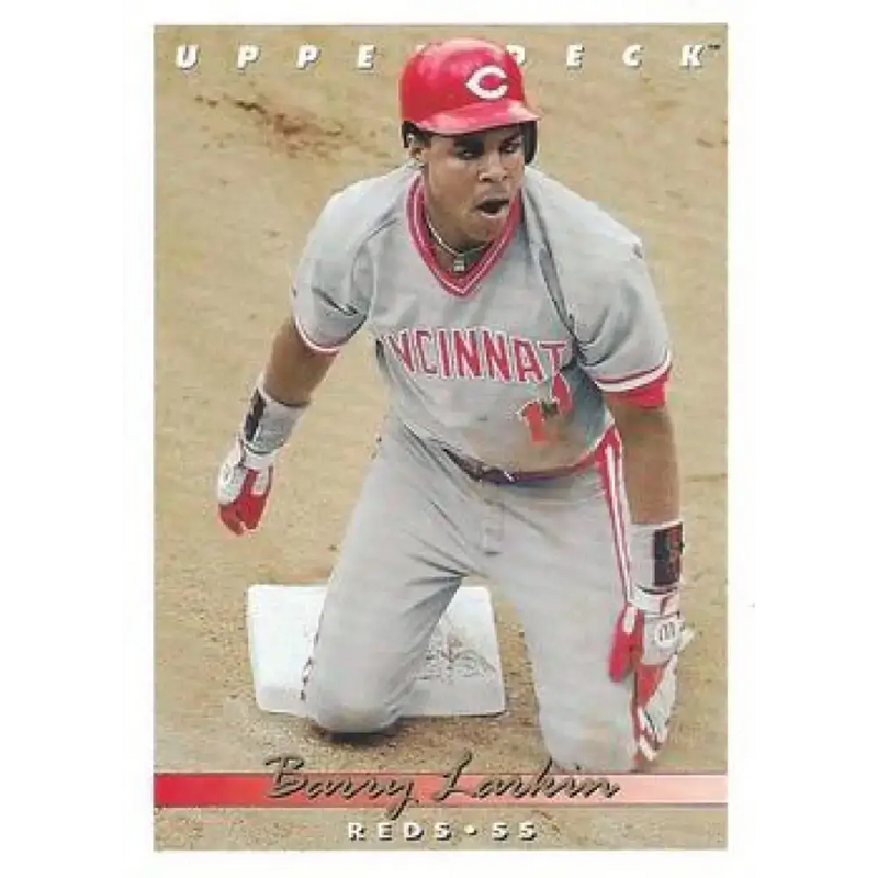 1993 Upper Deck #245 Barry Larkin VG Cincinnati Reds Baseball Card - Baseball Card Single
