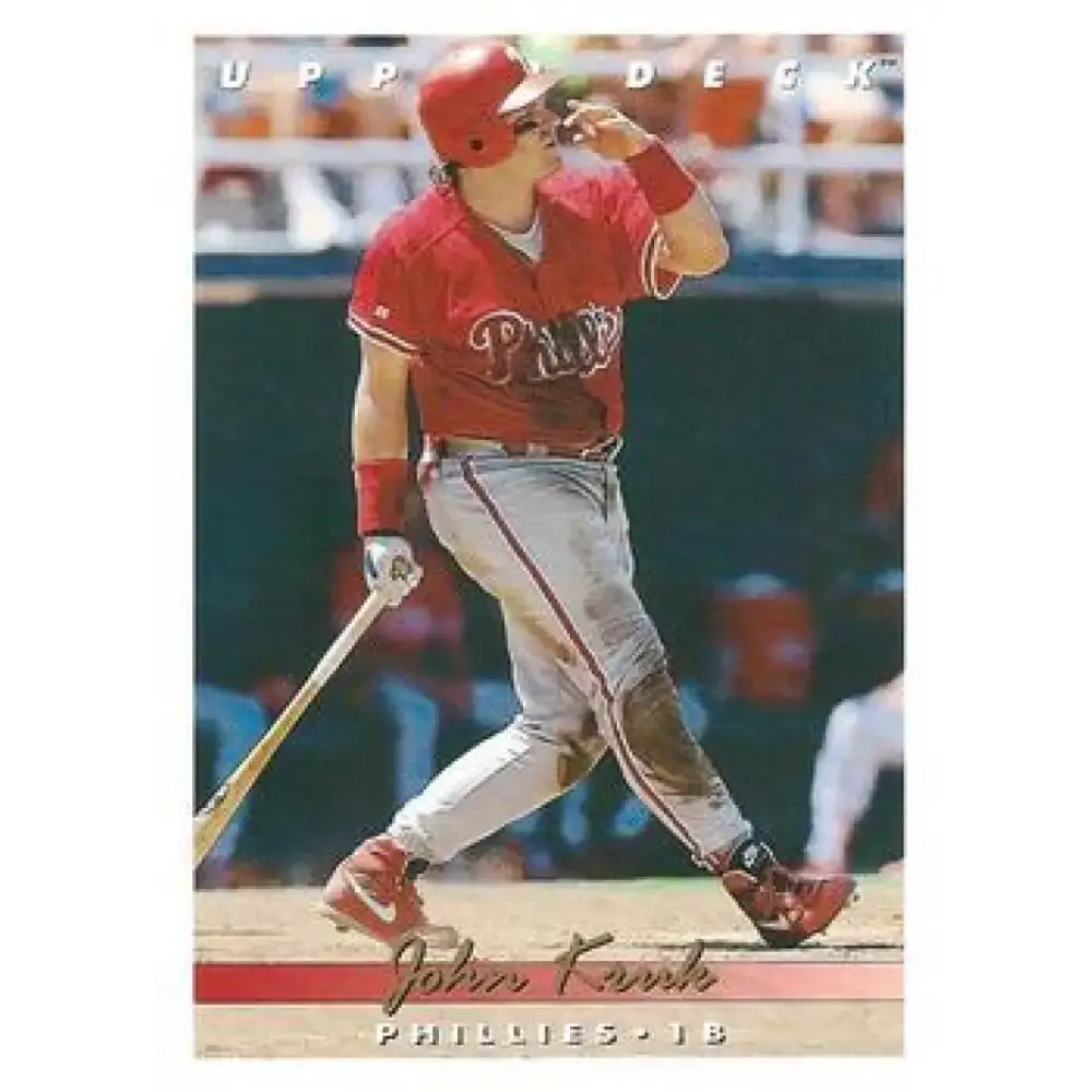 1993 Upper Deck #247 John Kruk VG Philadelphia Phillies Baseball Card - Baseball Card Single
