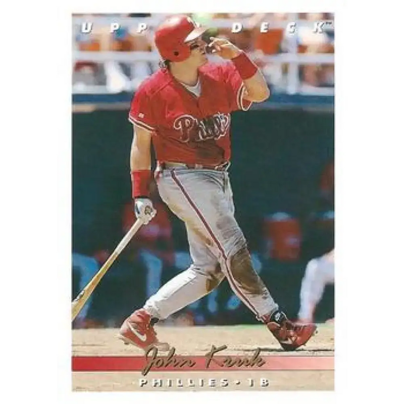 1993 Upper Deck #247 John Kruk VG Philadelphia Phillies Baseball Card - Baseball Card Single