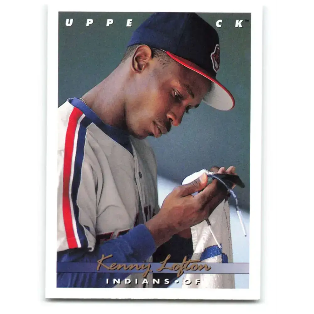 1993 Upper Deck #262 Kenny Lofton VG Cleveland Indians Baseball Card - Baseball Card Single