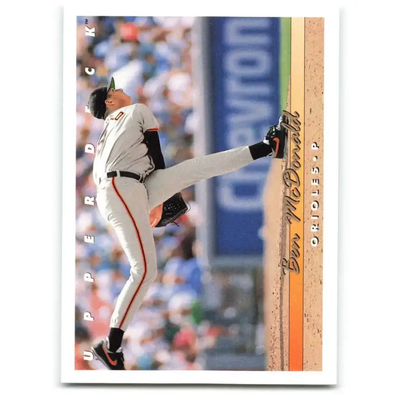 1993 Upper Deck #276 Ben McDonald VG Baltimore Orioles Baseball Card - Baseball Card Single