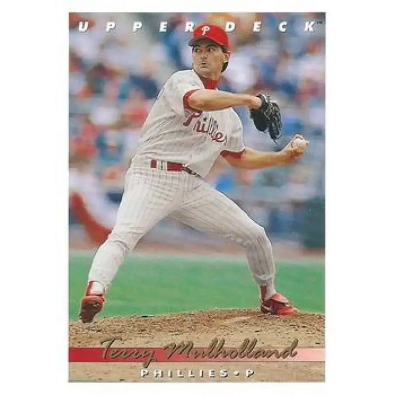 1993 Upper Deck #279 Terry Mulholland VG Philadelphia Phillies Baseball Card - Baseball Card Single